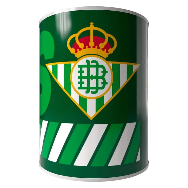 Hucha termo sellada Real Betis Balompié para billetes y monedas HM-502-BT
