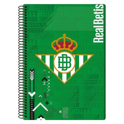 Libreta Real Betis Balompié de espiral cuadriculada oficial LF-03-BT CYP