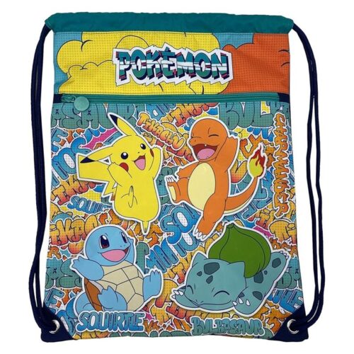 Saco con cuerdas de Pokémon con los iniciales de Kanto producto oficial