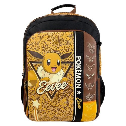 Mochila escolar adaptable a carro de Eevee Pokémon de primera generación