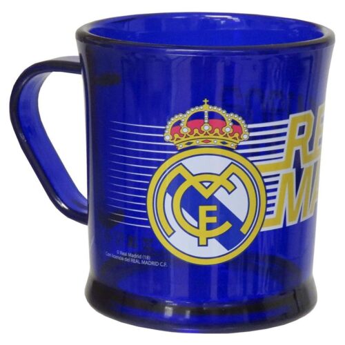 Taza translúcida Real Madrid azul licencia oficial MG-05-RM CYP