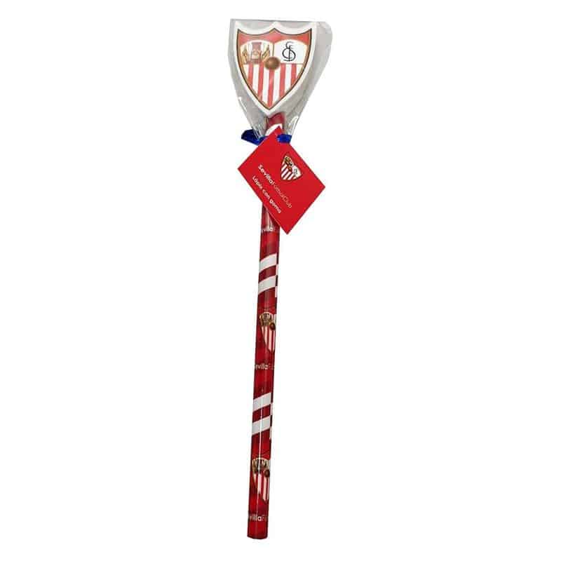 Lápiz Sevilla FC con goma de borrar escudo producto oficial TP-01-S CYP