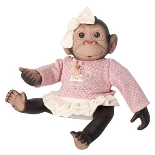 Mono reborn jersey y falda volante beige de 35 cm 3340 ROSA TOYS