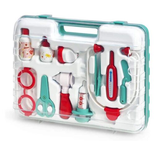 Maletín médico de juguete con set de 10 accesorios 87003