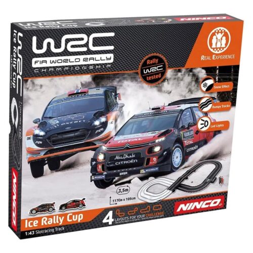 Circuito WRC Ice Rally Cup con dos vehículos y dos mandos 91000