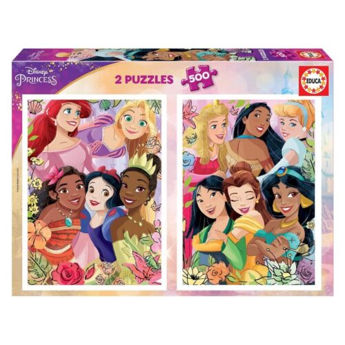 Pack 2 Puzzles 500 piezas de las Princesas Disney 19253