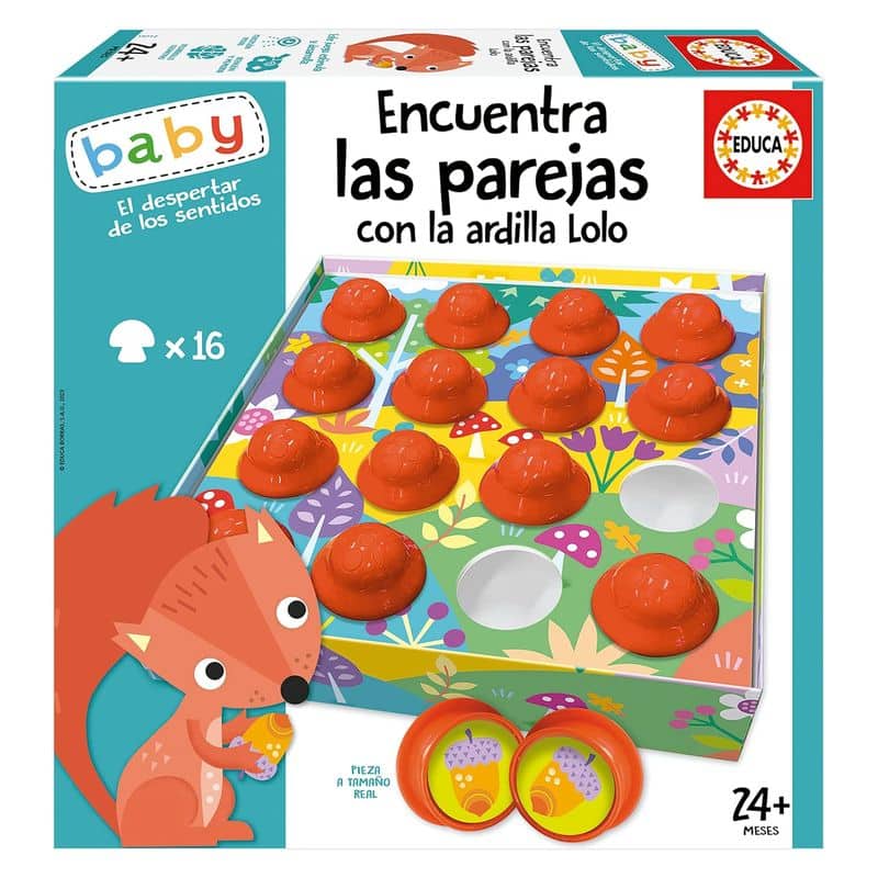 Juego Educativo Encuentra las Parejas con la Ardilla Lolo 19712