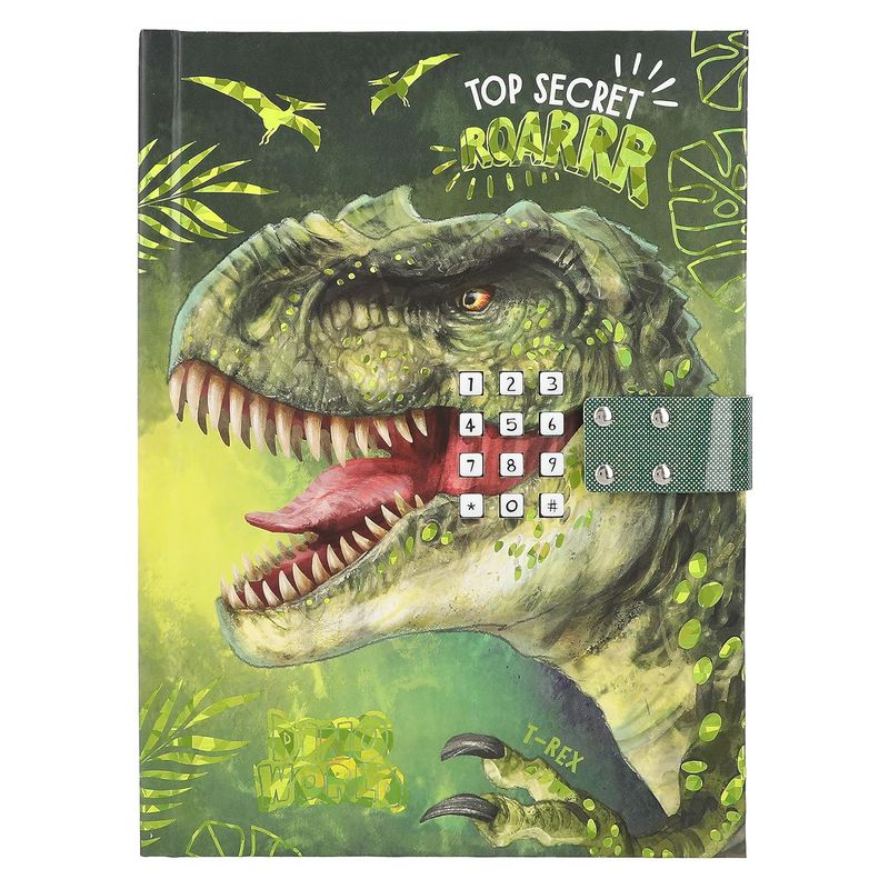 Diario con código Dino World Depesche 0012407 con código y sonidos