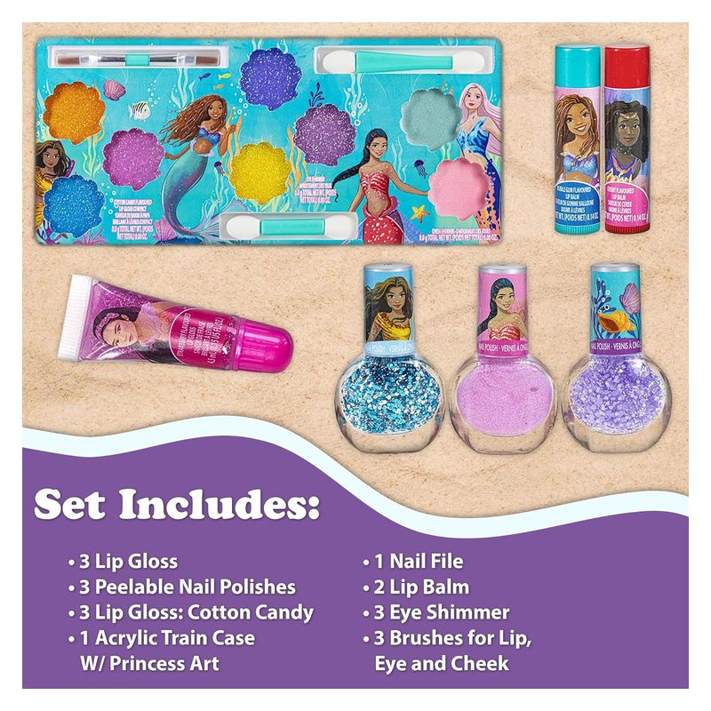 Sirenita maletín maquillaje Disney licencia oficial CB/95441 VALUVIC - Imagen 2