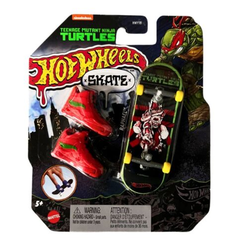 Mini skate Hot Wheels Skate Raphael Tortugas Ninja rojo HVK33 Mattel