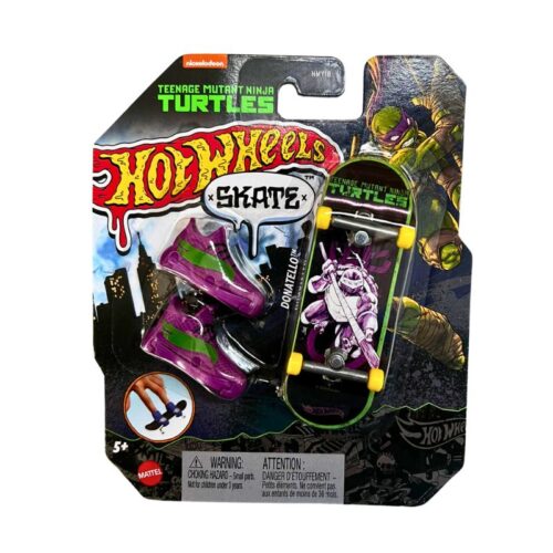 Mini skate Hot Wheels Skate Donatello Tortugas Ninja morado HVK35 Mattel