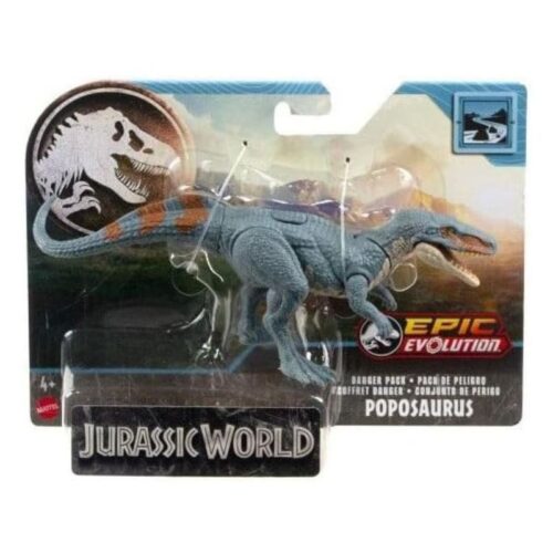 Figura articulada Jurassic World Epic Evolution Poposaurus HTK49 Mattel