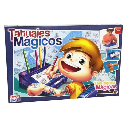 Juego de manualidades Tatuajes Mágicos azul de Falomir Juegos 11531