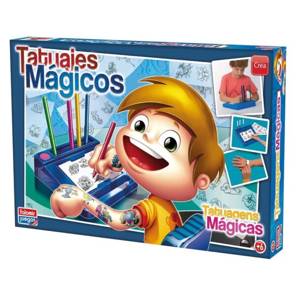 Juego de manualidades Tatuajes Mágicos azul de Falomir Juegos 11531 ...
