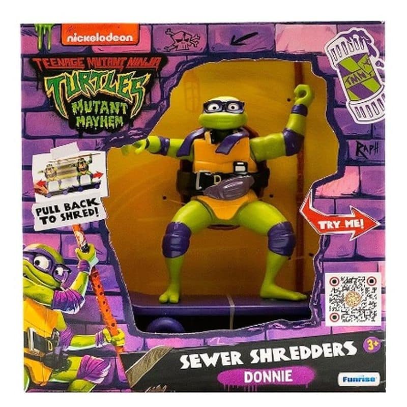 Tortuga Ninja Donatello TMNT Mutant Mayhem Sewer Shredders 71057 - Imagen 2