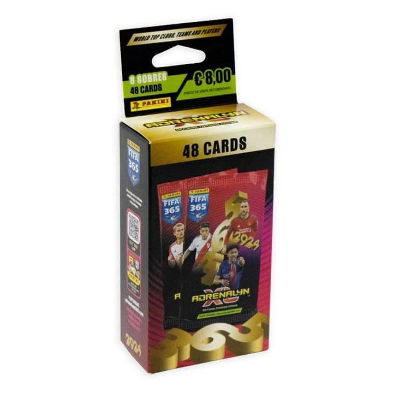 Blister 8 sobres Adrenalyn XL FIFA 365 temporada 2024 CB/73469 PANINI