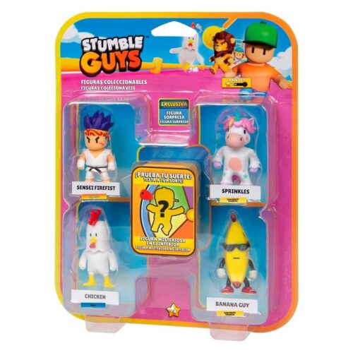 Conjunto figuras Stumble Guys con personajes y sorpresa 64112045-SE BIZAK