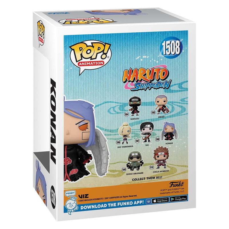 Funko POP! Animation 1508 Naruto Shippuden Konan figura de vinilo - Imagen 3