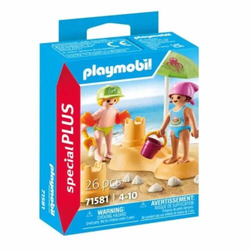 Niños con Castillo de Arena Playmobil Special Plus 71581