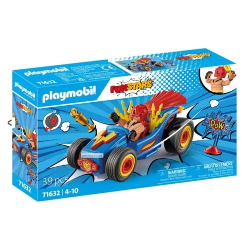 Luchador Furioso con Coche de Carreras Playmobil FunStars 71632