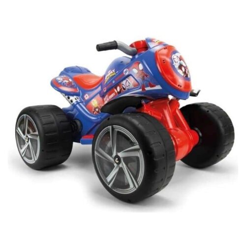Quad Infantil Eléctrico Flames Spidey de 6V 72860 Injusa