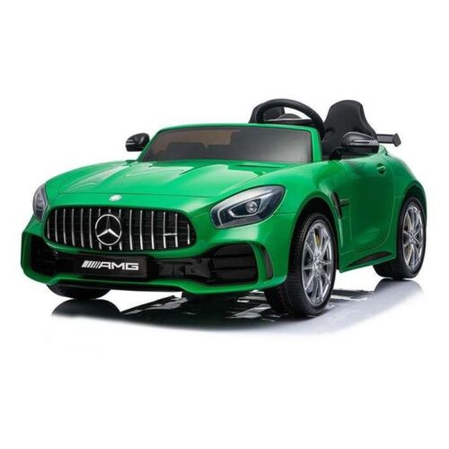 Coche infantil eléctrico Runruntoys Mercedes Benz GTR 12V verde Injusa 4054