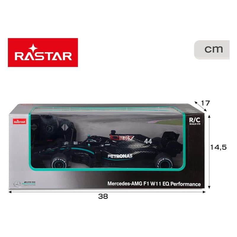 Coche RC Mercedes-AMG F1 W11 EQ Performance Negro Colorbaby 46981 - Imagen 2