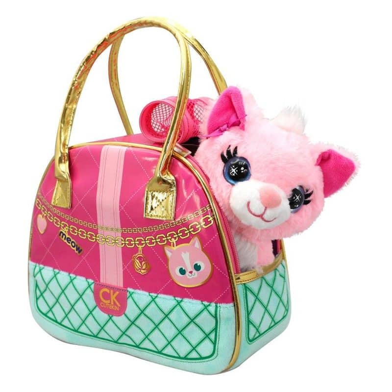 Peluche Gatito París con Bolsito Transportín Colorbaby 47153