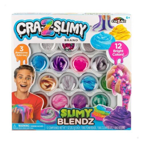 Set Slimy Pack 12 Botes Slime Colores Brillantes Colorbaby 47169
