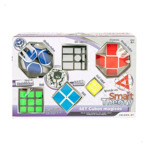 Smart Theory Set 6 Cubos Rompecabezas Mágicos Colorbaby 47419