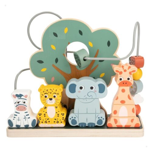 Woomax Zookabee Juego Actividades Madera de Animales Colorbaby 47577