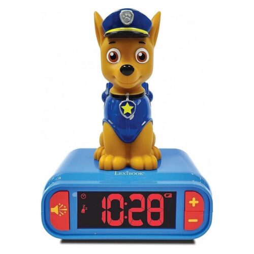Despertador digital LCD de La Patrulla Canina Chase Lexibook RL800PA
