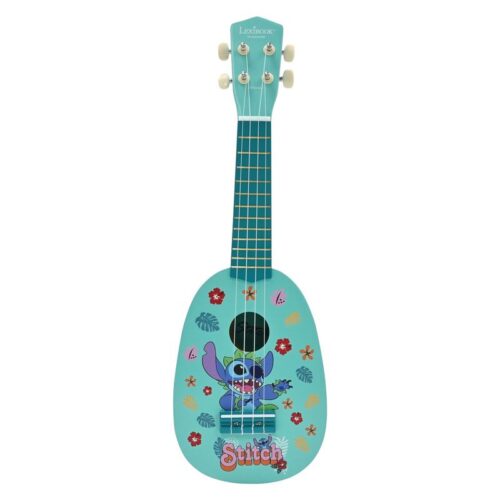 Mi primer Ukelele Disney Stitch con cuerdas de Nylon 53cm Lexibook K230D