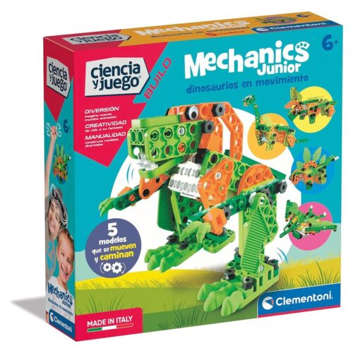 Mechanics Junior Dinosaurio en movimiento Ciencia y Juego Clementoni 55425