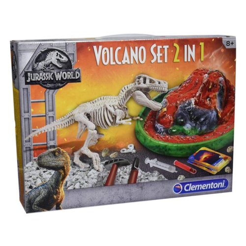 Set de Jurassic World Volcano juego de dinosaurius Clementoni 19065