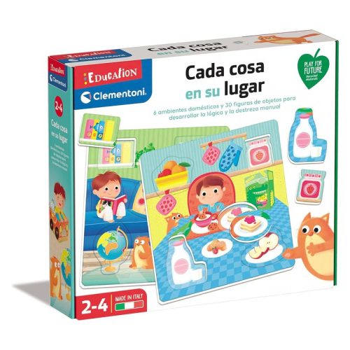Juego educativo infantil Cada cosa en su lugar de Clementoni 55445