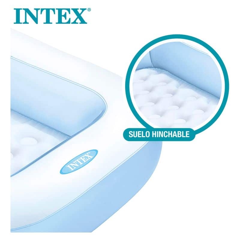 Piscina bebé hinchable rectangular 90 litros suelo hinchable 57403 INTEX - Imagen 2