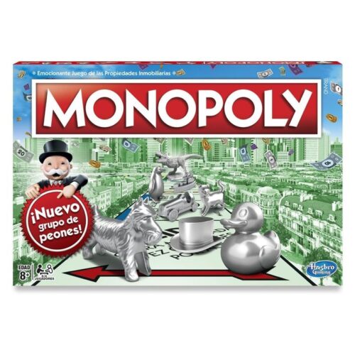 Juego estrategia Monopoly edición clásica ciudad de Madrid Hasbro C1009105