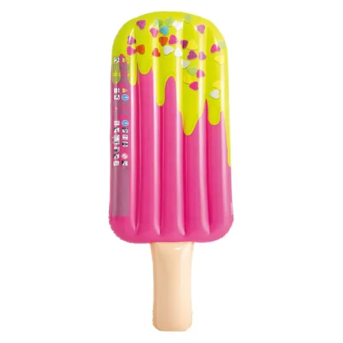 Colchoneta Polo Hinchable Gigante Rosa Intex 58766