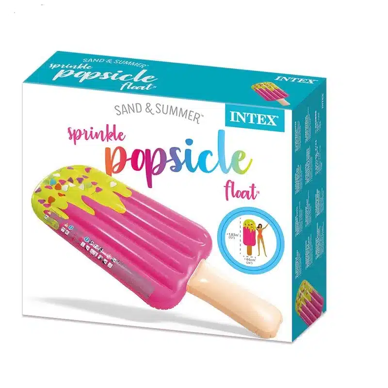 Colchoneta Polo Hinchable Gigante Rosa Intex 58766 - Imagen 2