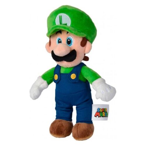 Peluche blandito Luigi de Mario Bros 20cm 109231009003-LU Simba