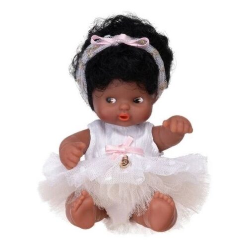 Barriguitas Bebé Ballet Morena Vestido Blanco 36015 Famosa