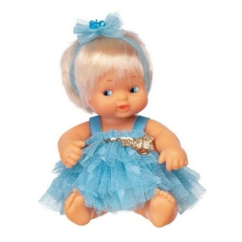 Barriguitas Bebé Ballet Rubia Vestido Azul 36016 Famosa