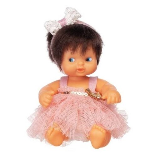 Barriguitas Bebé Ballet Castaña Vestido Rosa 36017 Famosa