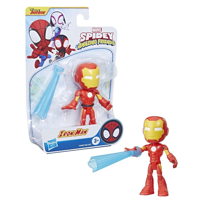Figura de acción de Iron Man Spidey y sus increíbles amigos Hasbro F3998 - Imagen 2