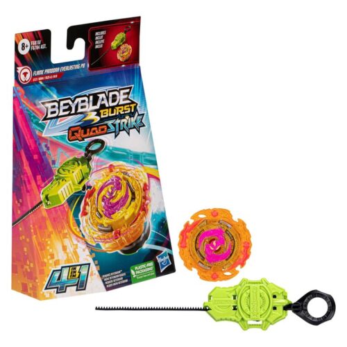Kit Beyblade Burst Quead Strike Flame Pandora Everlasting P8 F6810 Hasbro