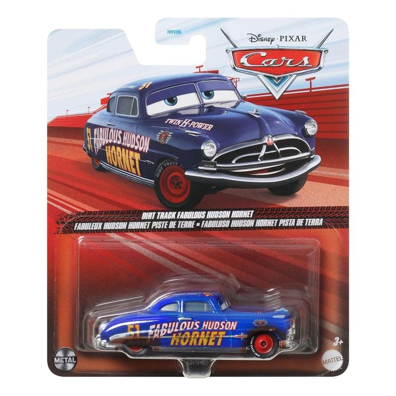 Coche Cars Fabuloso Hudson Dirt Track Disney Pixar DXV70sDXV29 MATTEL - Imagen 2
