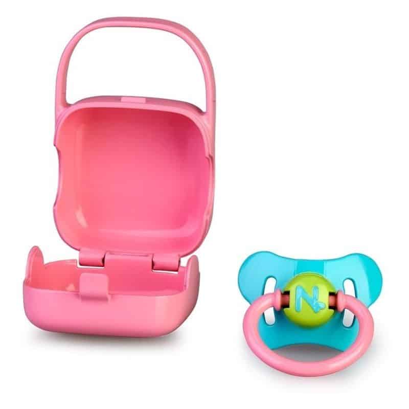 Nenuco Chupete con Estuche Rosa 36629 Famosa
