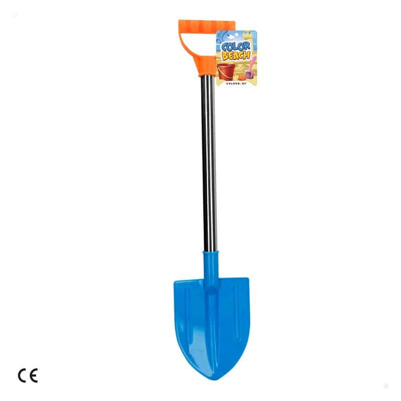 Pala playa plástico acero inoxidable 65 cm Color Beach 45499 COLOR BABY