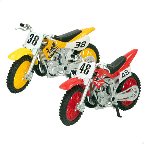 Set 2 motos todo terreno escala 1:43 Speed&go modelos surtidos 47483 COLOR BABY